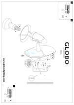 Светильник Globo 5436-1 Lord