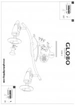 Светильник спот Globo 5438-2 Lord