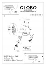 Светильник Globo 54382-2 Rail