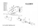 Светильник поворотный Globo 5441-2 Lord II