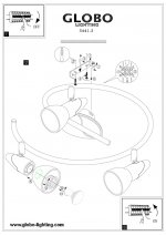 Люстра потолочная Globo 5441-3 Lord II