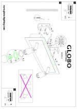 Светильник Globo 5450-2 Frank