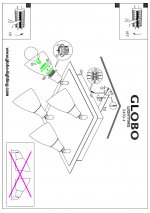 Светильник Globo 5450-4 Frank