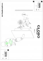 Светильник Globo 5451-1 Frank