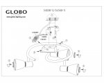 Люстра Globo 54530-3 Parry