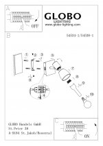 Светильник Globo 54538-1 Raider I