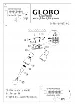 Светильник Globo 54538-2 Raider I