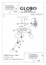 Светильник Globo 54538-3 Raider I
