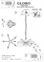 Светильник Globo 54645-5H