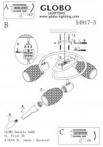 Люстра Globo 54917-3 Cyclone