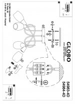 Люстра Globo 54983-4D Gilian