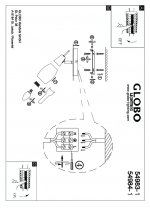 Светильник спот Globo 54984-1 Florita