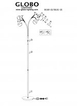 Торшер Globo 56100-2S Angelo