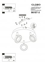 Светильник Globo 56107-3 Orell