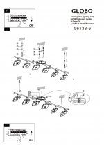 Светильник Globo 56138-6