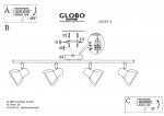 Светильник Globo 56182-4 Nashville