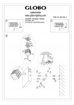 Светильник бра Globo 56193-1 Ankara