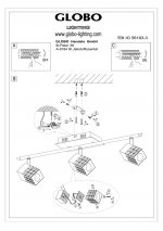 Светильник Globo 56193-3 Ankara
