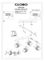 Люстра Globo 56193-4 Ankara