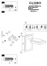 Светильник спот Globo 56206-1 Manjola