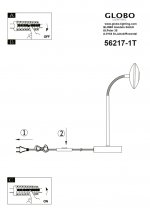 Светильник Globo 56217-1T Gilles