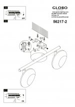 Светильник диодный Globo 56217-2 Gilles