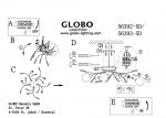 Люстра потолочная Globo 56392-5D Orlene