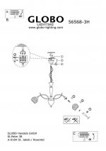 Люстра Globo 56568-3H Aila