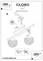 Светильник бра Globo 5662-2 New Design