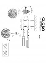 Светильник бра Globo 56620-2 Enigma