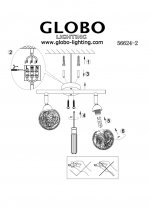 Светильник Globo 56624-2 Orina