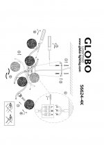 Светильник Globo 56624-4K Orina
