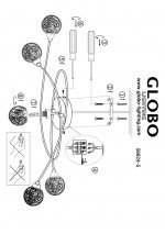Люстра Globo 56624-5 Orina