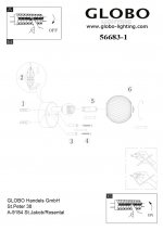 Светильник Globo 56683-1 Saint Mary