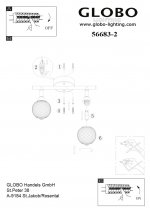 Светильник Globo 56683-2 Saint Mary