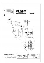 Светильник Globo 5684-2 Roma
