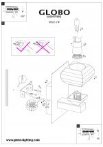 Светильник бра Globo 5692-1W Cubus