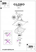 Светильник Globo 5692-1 Cubus