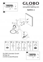 Светильник Globo 56953-1 Aaron