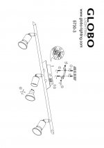 Люстра Globo 5730-3 Grosetto