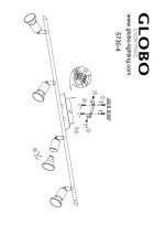 Светильник Globo 5730-4 Grosetto