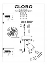 Светильник спот Globo 57381-1 Olana