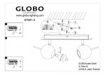 Светильник Globo 57881-2 Oberon