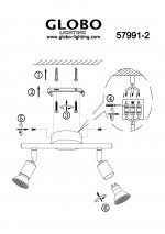 Светильник Globo 57991-2 Matrix