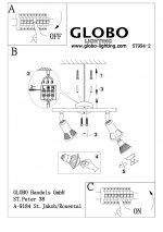Светильник Globo 57994-2 Dante