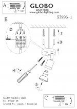 Светильник Globo 57996-1 Fina