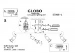 Светильник Globo 57996-4 Fina