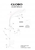 Торшер Globo 58228SC Newcastle
