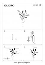 Светильник бра Globo 63160-1W Vida