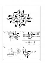 Люстра Globo 63160-4 Vida